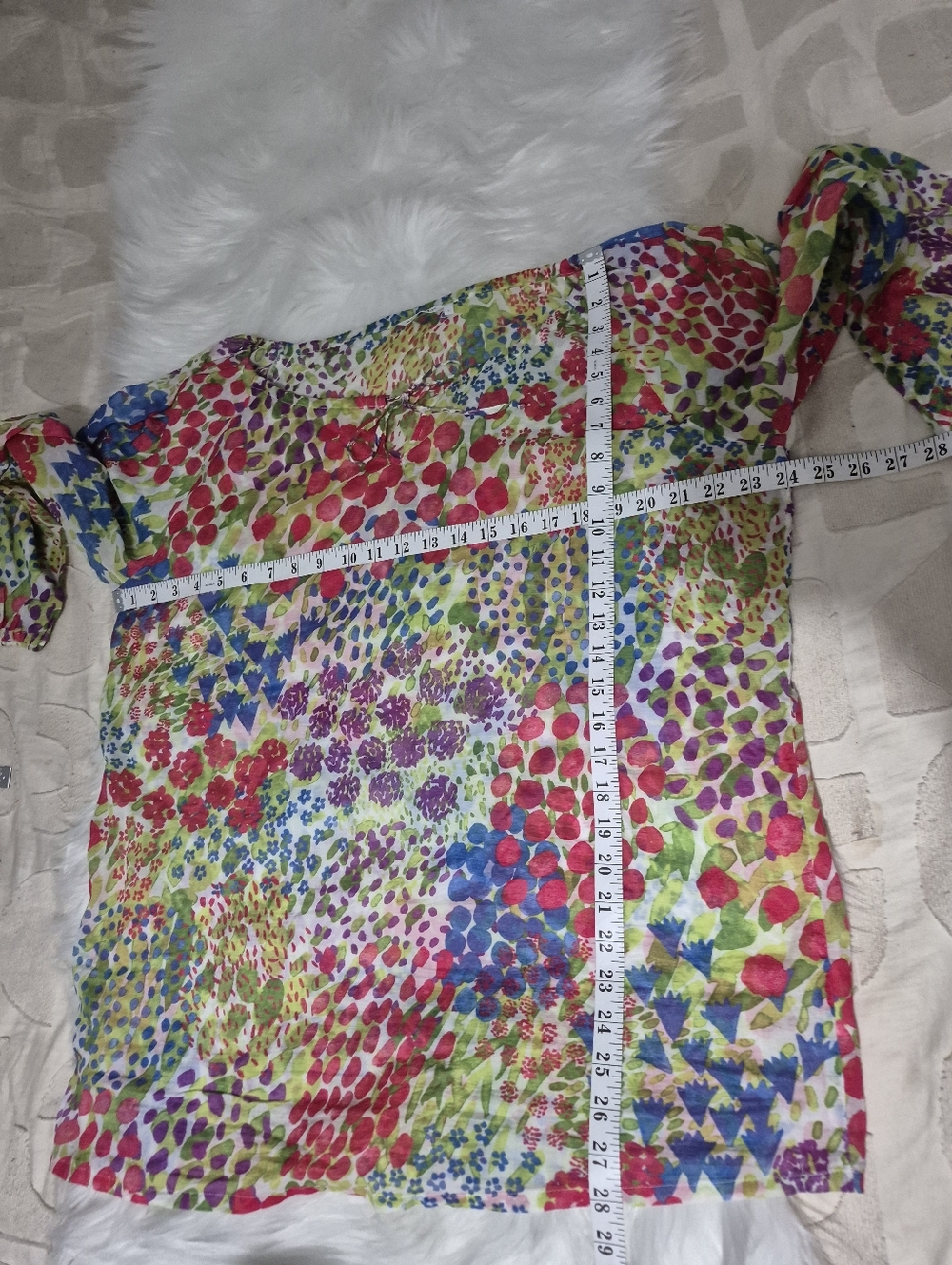 Marimekko Kukkameri Cotton Tunic Size L - Picture 10 of 10